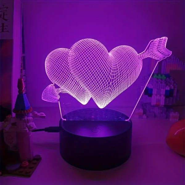 Modern LED Table Lamp – Stylish Blue Acrylic Light