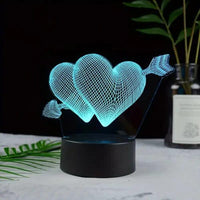 Modern LED Table Lamp – Stylish Blue Acrylic Light